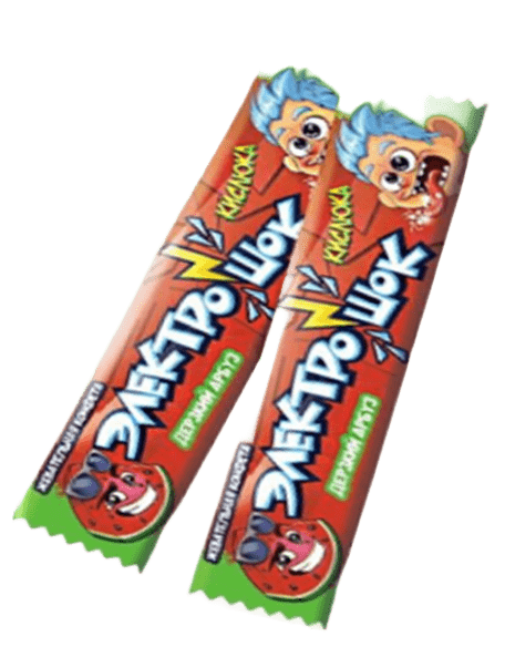 Жевательная конфета Электрошок Арбуз