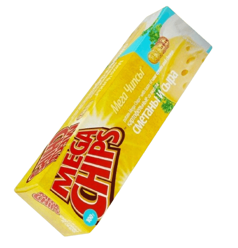 Мегачипсы со вкусом сметана и сыр