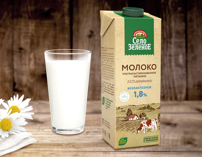 Безлактозное молоко «Село Зелёное»
