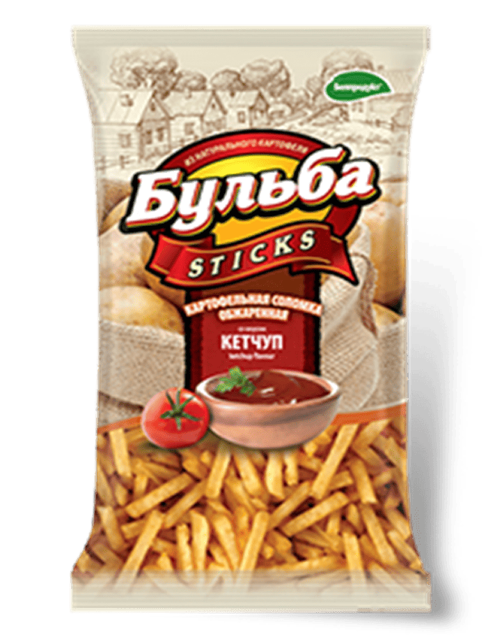 Соломка  "Бульба sticks" со вкусом кетчупа