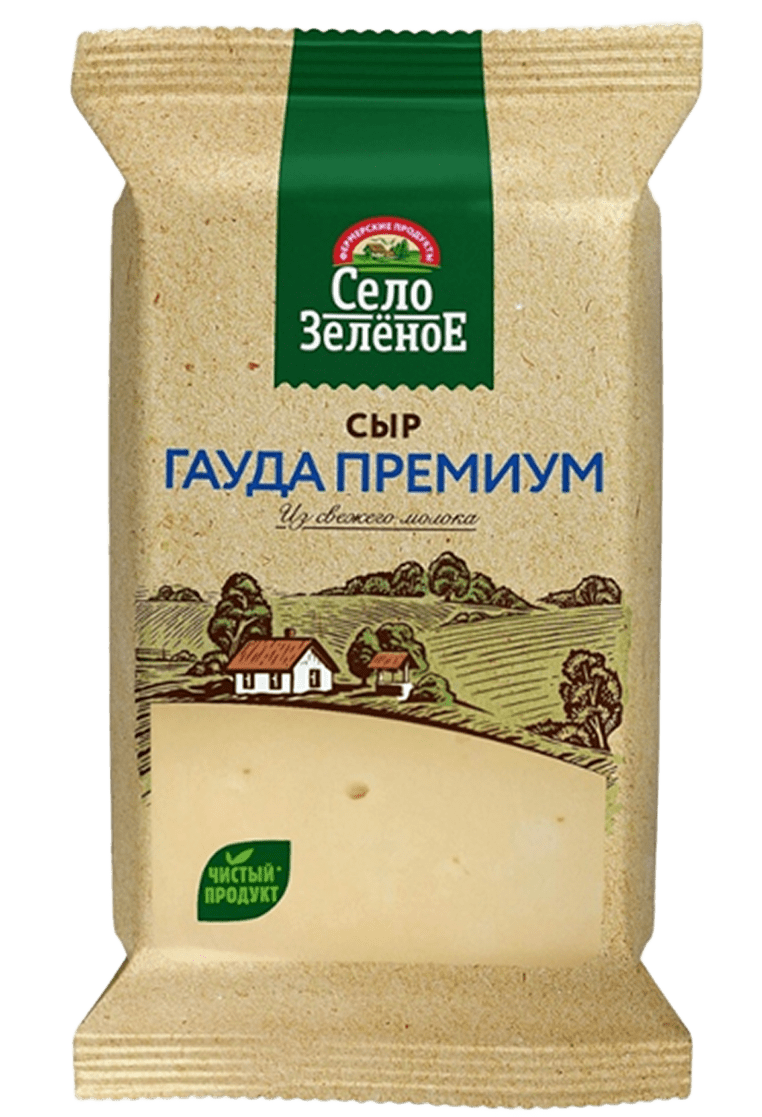 Сыр фасованный "Гауда Премиум" 40%