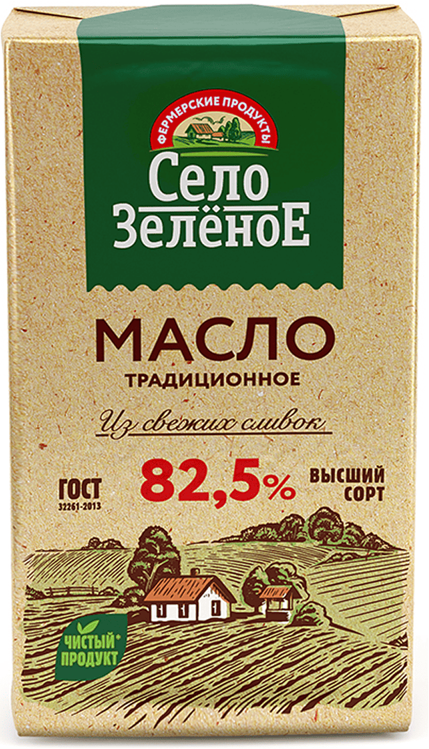 Масло-сладко сливочное "Традиционное" 82,5%